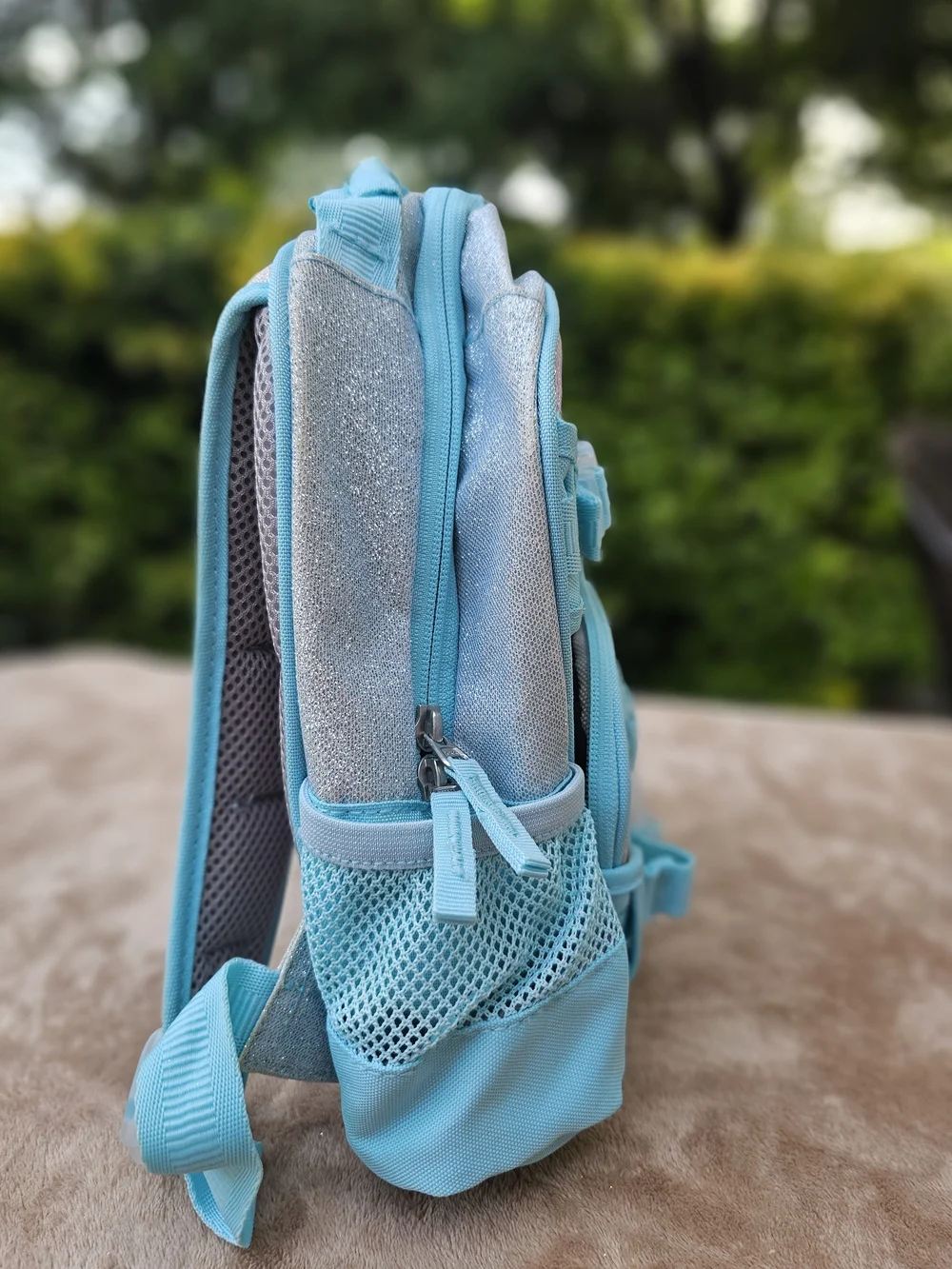 Pottery Bsrn Kids Sparkle Mini Backpack with Aqua Trim